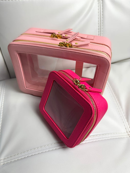 Travel Makeup Bag with Mini Organizer